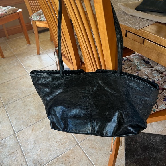 Latico Black Leather Purse/Tote NWT - Picture 2 of 4
